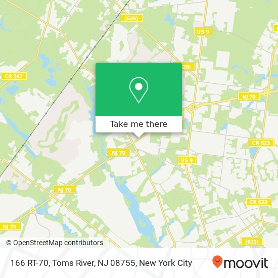 166 RT-70, Toms River, NJ 08755 map