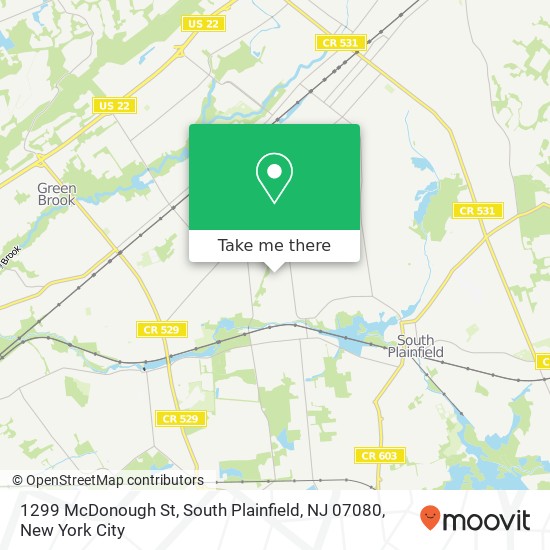 1299 McDonough St, South Plainfield, NJ 07080 map