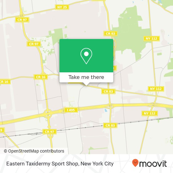 Eastern Taxidermy Sport Shop map