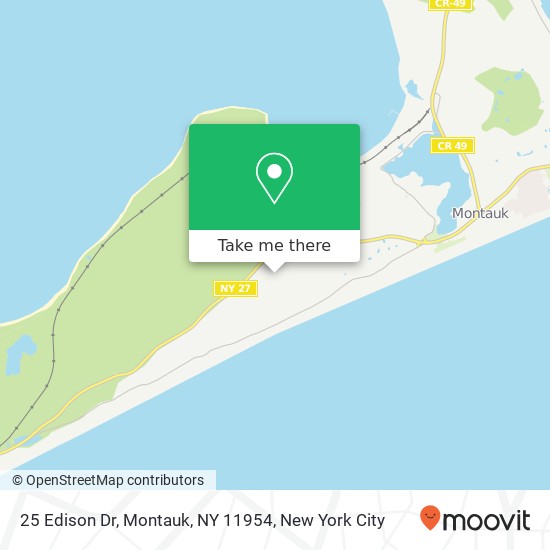 25 Edison Dr, Montauk, NY 11954 map