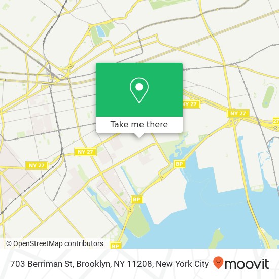 703 Berriman St, Brooklyn, NY 11208 map