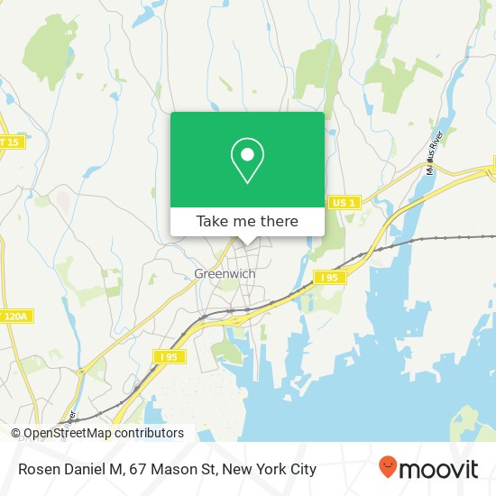 Rosen Daniel M, 67 Mason St map