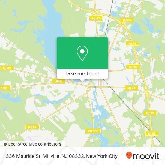 336 Maurice St, Millville, NJ 08332 map