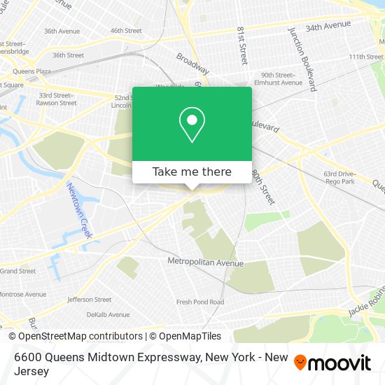 6600 Queens Midtown Expressway map
