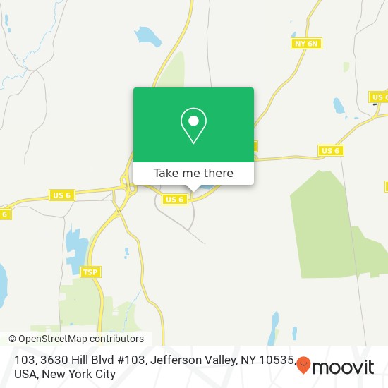 103, 3630 Hill Blvd #103, Jefferson Valley, NY 10535, USA map