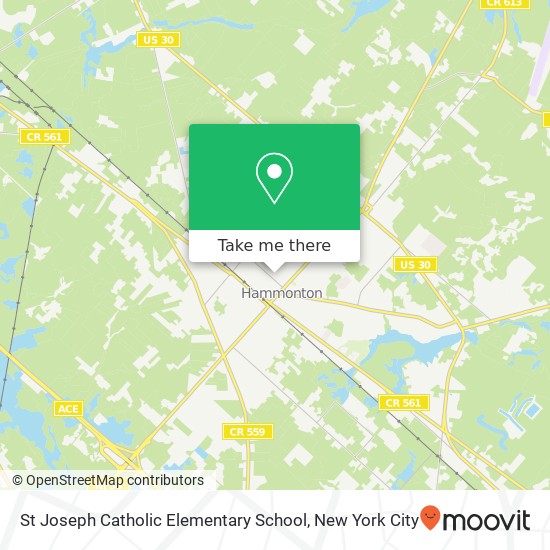 St Joseph Catholic Elementary School, 133 N 3rd St map