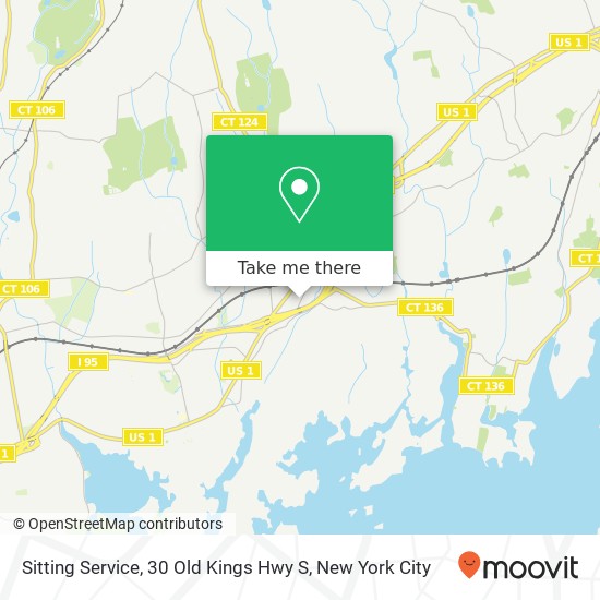 Mapa de Sitting Service, 30 Old Kings Hwy S