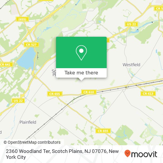 2360 Woodland Ter, Scotch Plains, NJ 07076 map