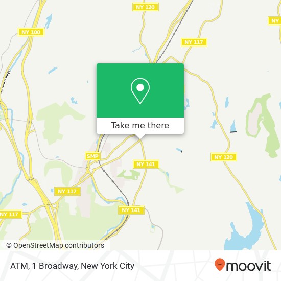 ATM, 1 Broadway map