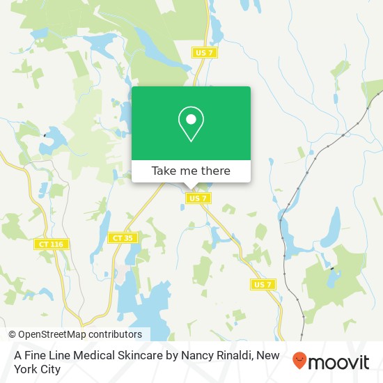 Mapa de A Fine Line Medical Skincare by Nancy Rinaldi, 871 Ethan Allen Hwy