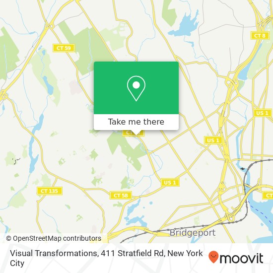 Visual Transformations, 411 Stratfield Rd map