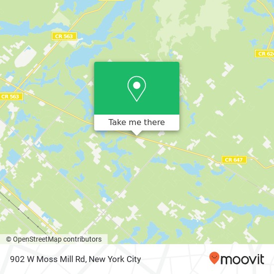 Mapa de 902 W Moss Mill Rd, Egg Harbor City, NJ 08215