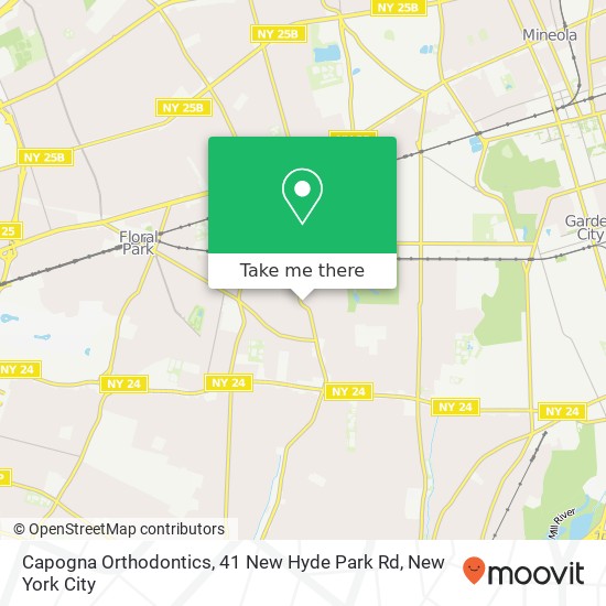 Capogna Orthodontics, 41 New Hyde Park Rd map