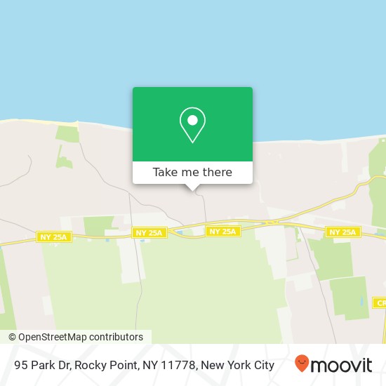 95 Park Dr, Rocky Point, NY 11778 map