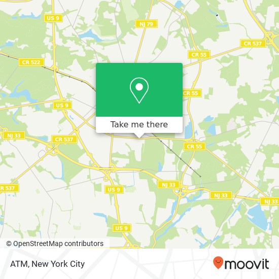 Mapa de ATM, 690 Park Ave