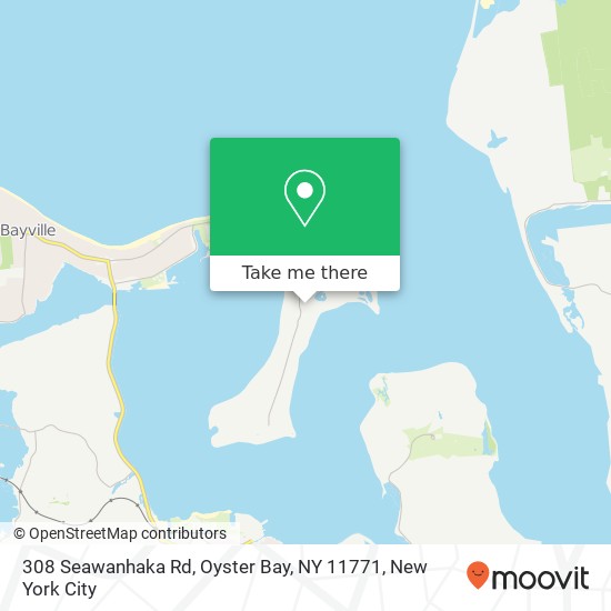 308 Seawanhaka Rd, Oyster Bay, NY 11771 map
