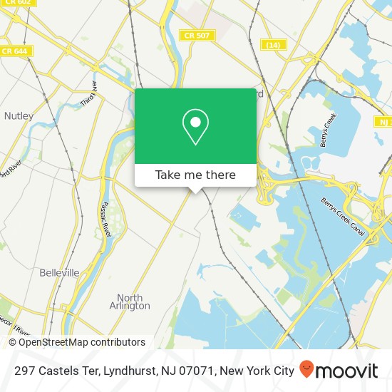 297 Castels Ter, Lyndhurst, NJ 07071 map