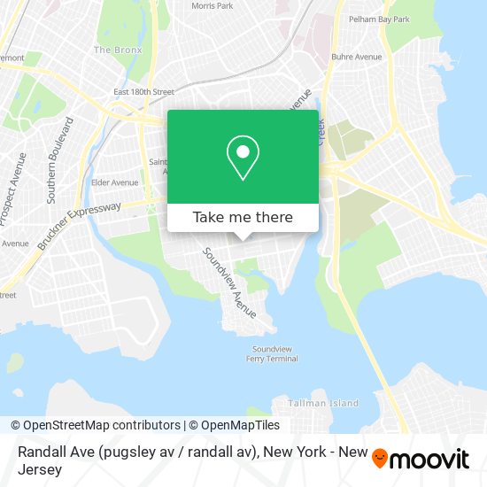 Randall Ave (pugsley av / randall av) map