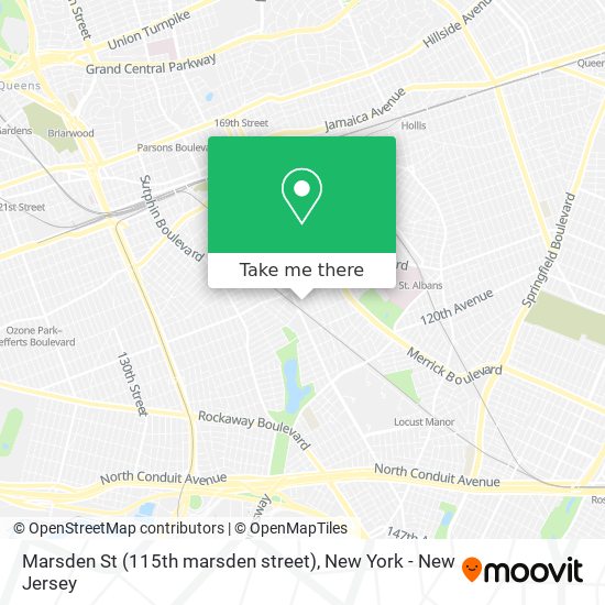 Mapa de Marsden St (115th marsden street)