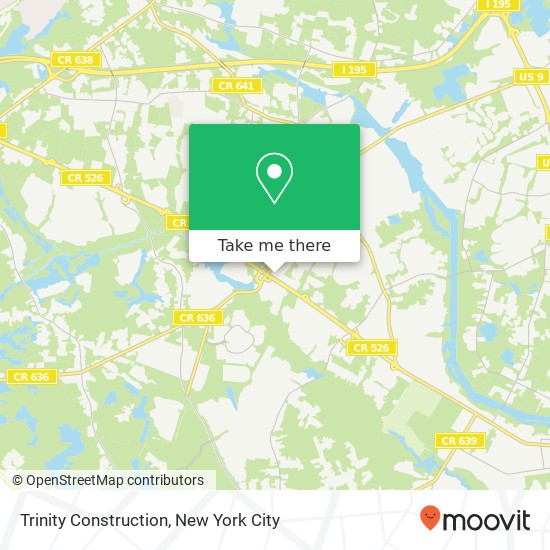 Mapa de Trinity Construction