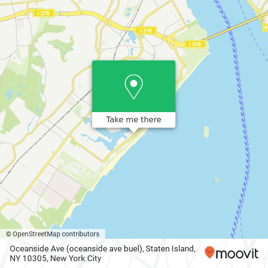 Oceanside Ave (oceanside ave buel), Staten Island, NY 10305 map