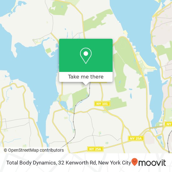 Mapa de Total Body Dynamics, 32 Kenworth Rd