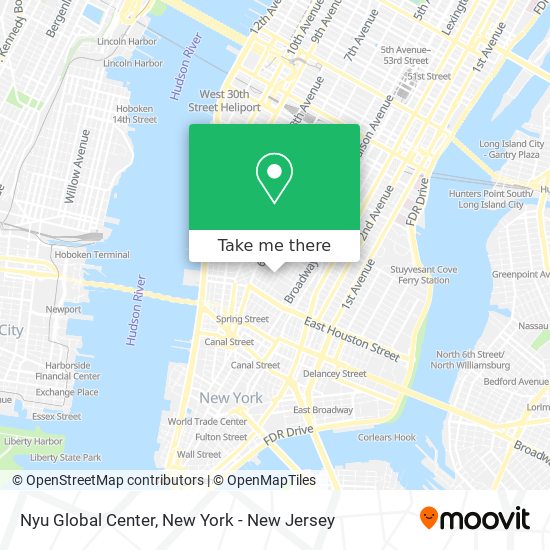 Nyu Global Center map