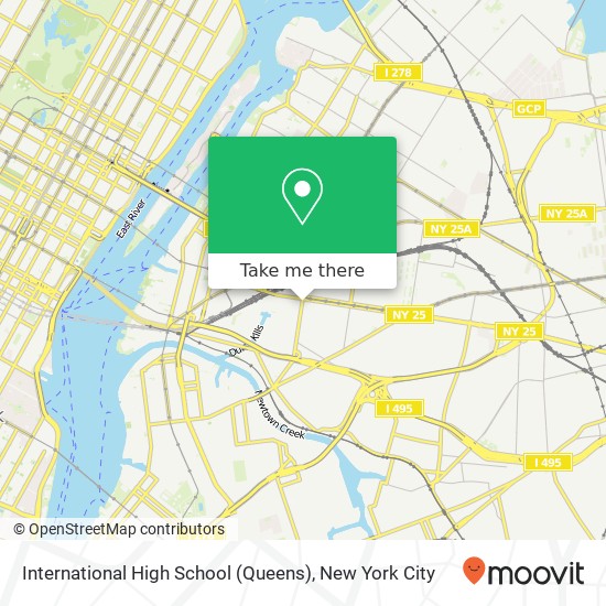 International High School (Queens), 45-35 Van Dam St map