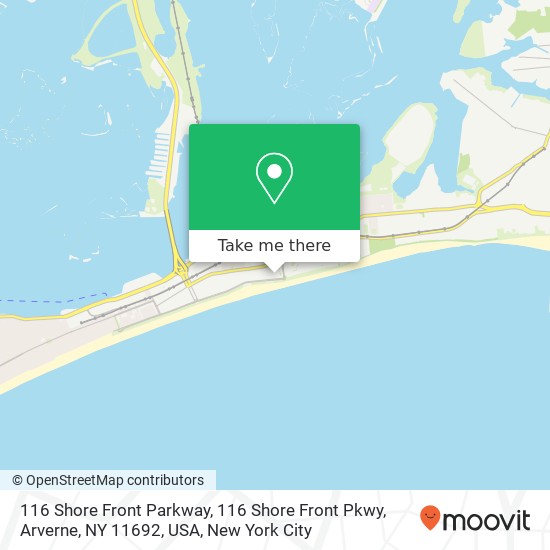 Mapa de 116 Shore Front Parkway, 116 Shore Front Pkwy, Arverne, NY 11692, USA