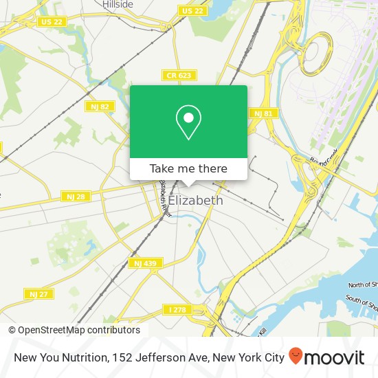 New You Nutrition, 152 Jefferson Ave map