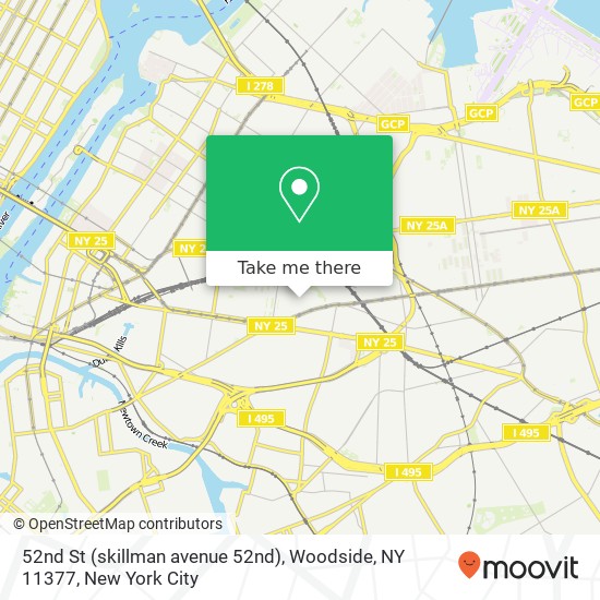 52nd St (skillman avenue 52nd), Woodside, NY 11377 map