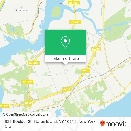 833 Boulder St, Staten Island, NY 10312 map