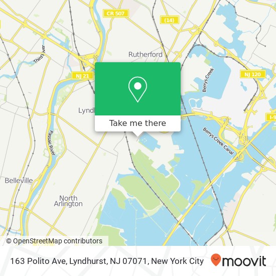 163 Polito Ave, Lyndhurst, NJ 07071 map