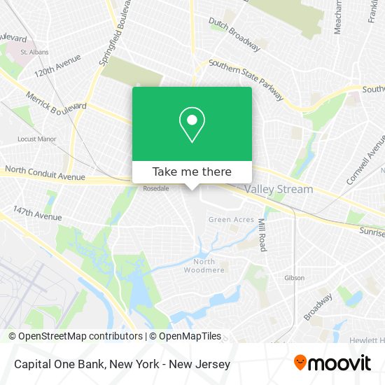 Capital One Bank map