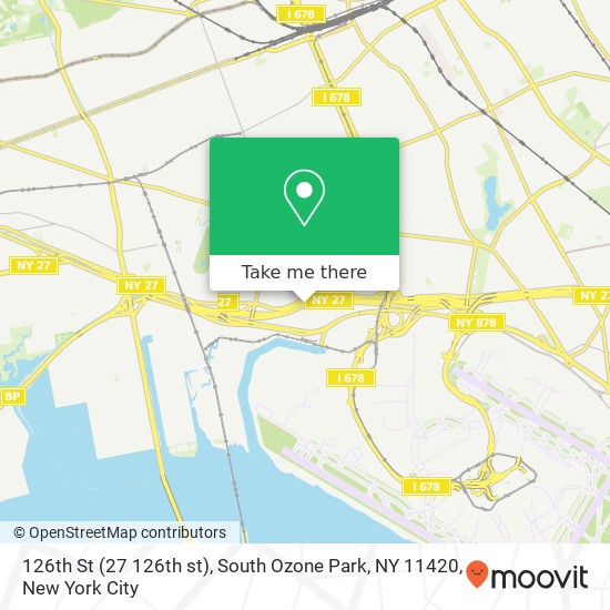 126th St (27 126th st), South Ozone Park, NY 11420 map
