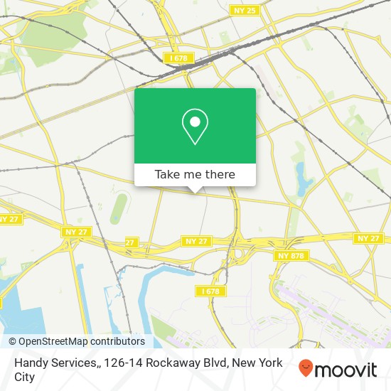 Handy Services,, 126-14 Rockaway Blvd map