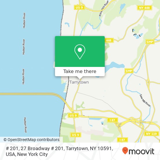 # 201, 27 Broadway # 201, Tarrytown, NY 10591, USA map