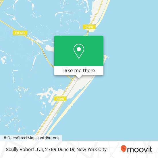 Scully Robert J Jr, 2789 Dune Dr map