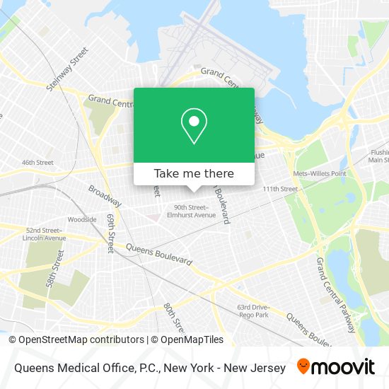 Mapa de Queens Medical Office, P.C.