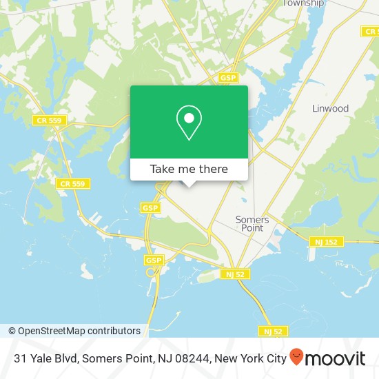 31 Yale Blvd, Somers Point, NJ 08244 map