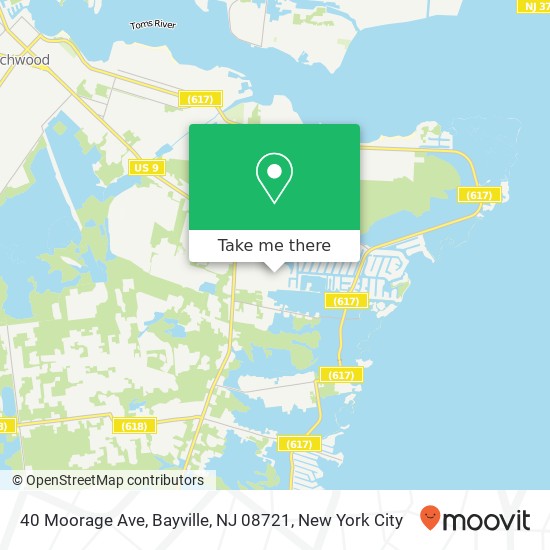 40 Moorage Ave, Bayville, NJ 08721 map