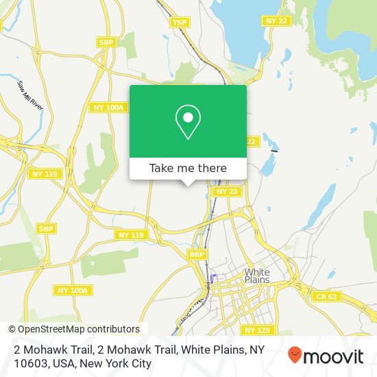 2 Mohawk Trail, 2 Mohawk Trail, White Plains, NY 10603, USA map