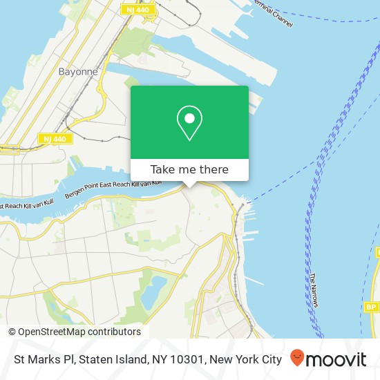 St Marks Pl, Staten Island, NY 10301 map