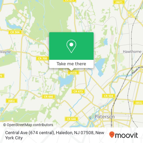 Central Ave (674 central), Haledon, NJ 07508 map