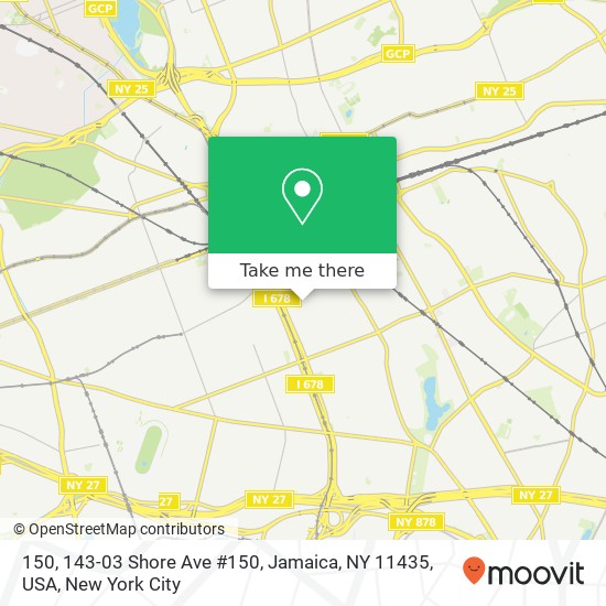 Mapa de 150, 143-03 Shore Ave #150, Jamaica, NY 11435, USA