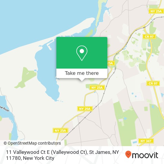 11 Valleywood Ct E (Valleywood Ct), St James, NY 11780 map