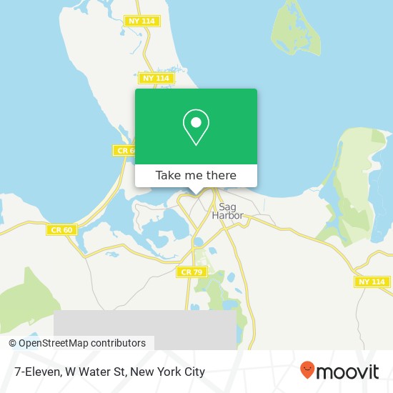Mapa de 7-Eleven, W Water St