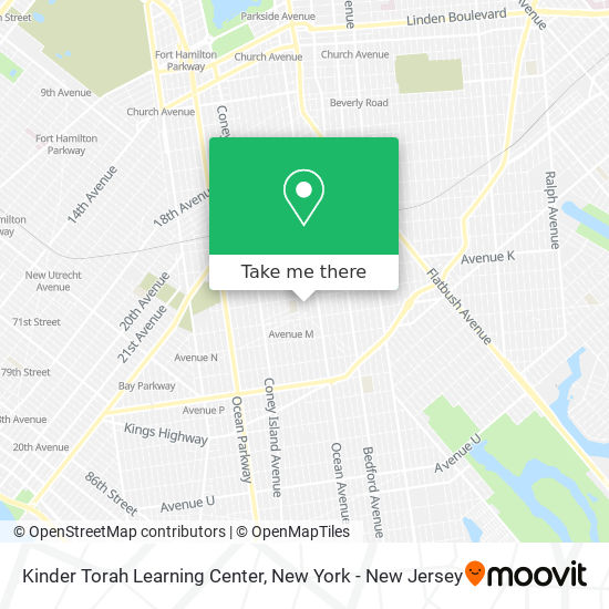 Mapa de Kinder Torah Learning Center