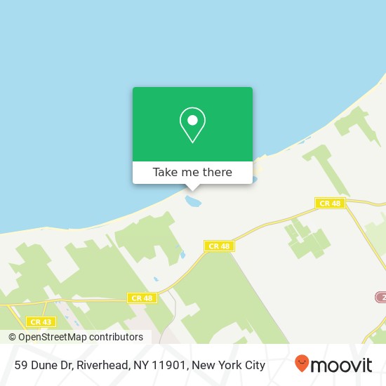 59 Dune Dr, Riverhead, NY 11901 map