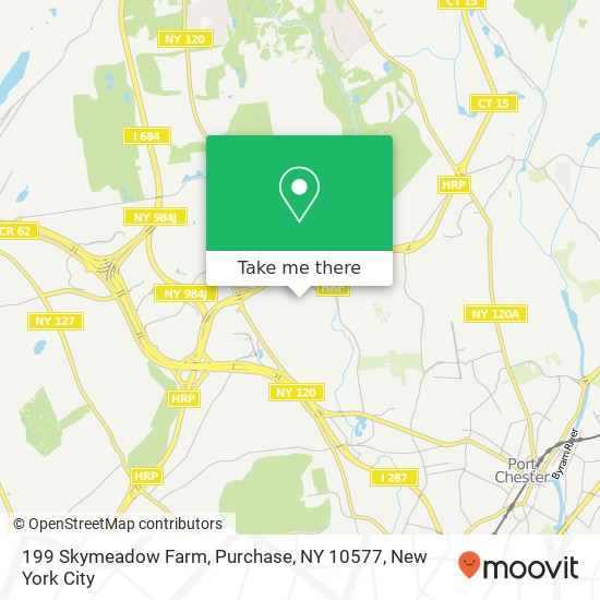 199 Skymeadow Farm, Purchase, NY 10577 map